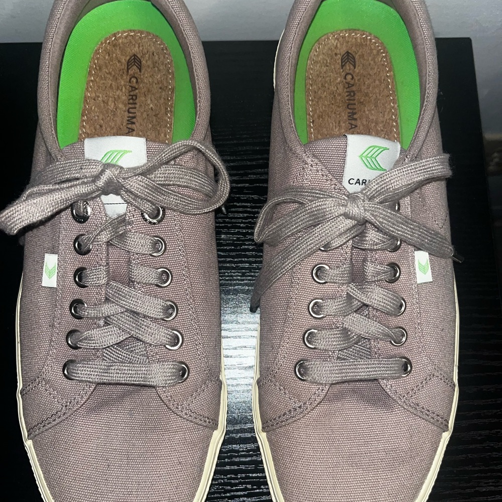 Cariuma OCA Low Mystic Grey Men’s 11.5 Women’s Size 13 Canvas Sneakers Unisex